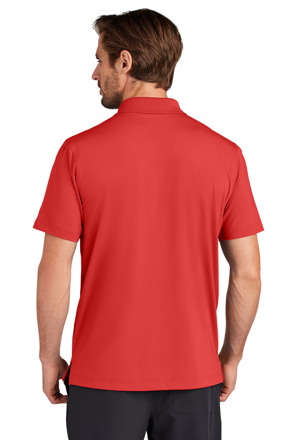 Ogio OG170 Mens Regain Short Sleeve Polo Shirt Signal Red Model Back