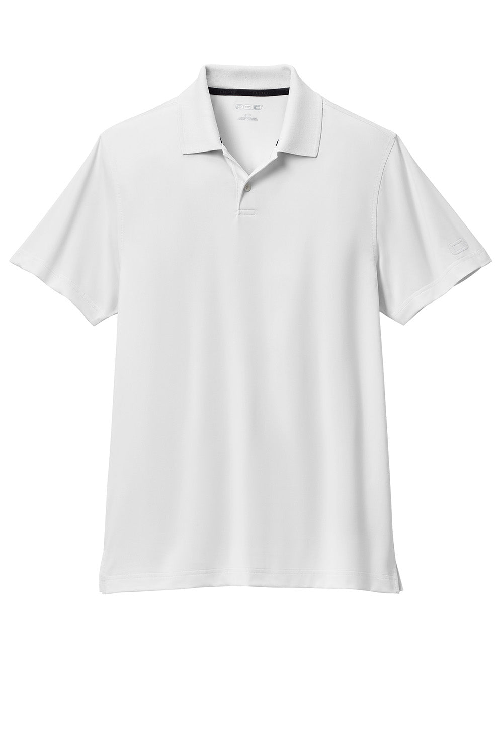 Ogio OG170 Mens Regain Short Sleeve Polo Shirt White Flat Front