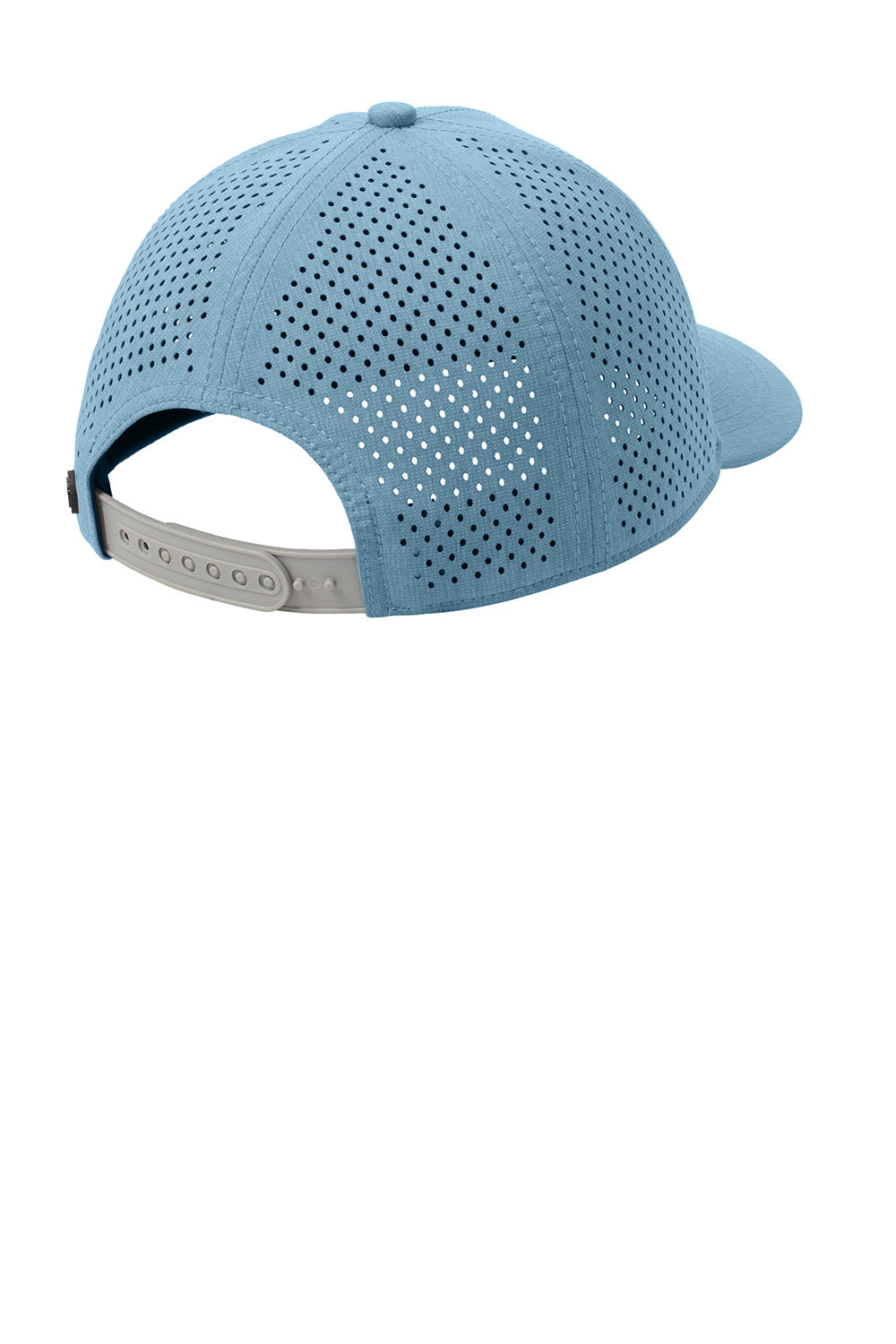 Ogio OG604 Mens Performance Adjustable Hat Heather Mist Blue Flat Back