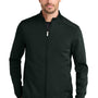 Ogio Mens Transcend Fleece Full Zip Jacket - Blacktop - New