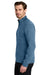 Ogio OG860 Mens Transcend Fleece Full Zip Jacket Mist Blue Model Side