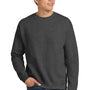 Hanes Mens EcoSmart Print Pro XP Pill Resistant Fleece Crewneck Sweatshirt - Heather Charcoal Grey