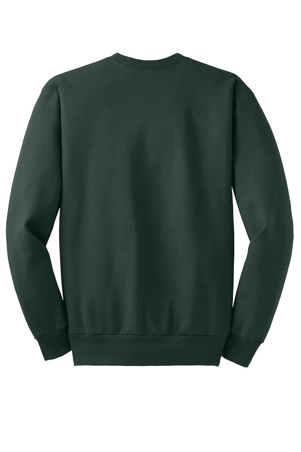 Hanes P160/P1607 Mens EcoSmart Print Pro XP Pill Resistant Fleece Crewneck Sweatshirt Deep Forest Green Flat Back