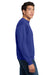 Hanes P160/P1607 Mens EcoSmart Print Pro XP Pill Resistant Fleece Crewneck Sweatshirt Deep Royal Blue Model Side