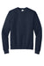 Hanes P160/P1607 Mens EcoSmart Print Pro XP Pill Resistant Fleece Crewneck Sweatshirt Heather Navy Blue Flat Front