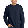 Hanes Mens EcoSmart Print Pro XP Pill Resistant Fleece Crewneck Sweatshirt - Heather Navy Blue