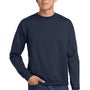 Hanes Mens EcoSmart Print Pro XP Pill Resistant Fleece Crewneck Sweatshirt - Navy Blue