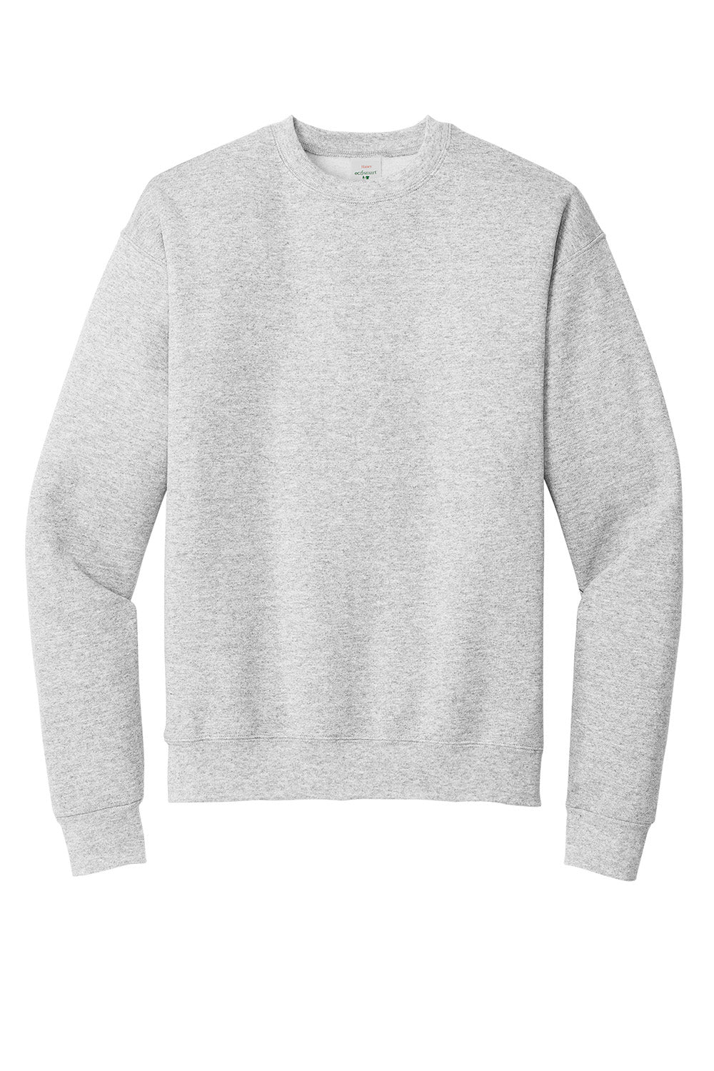 Hanes P160/P1607 Mens EcoSmart Print Pro XP Pill Resistant Fleece Crewneck Sweatshirt Ash Grey Flat Front