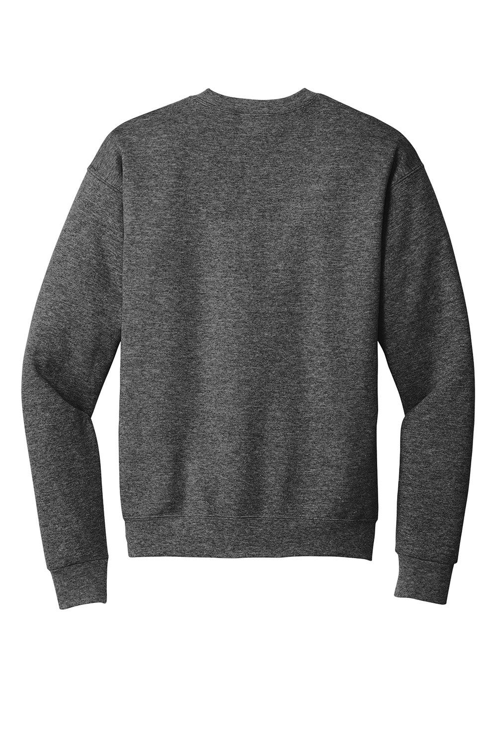 Hanes P160/P1607 Mens EcoSmart Print Pro XP Pill Resistant Fleece Crewneck Sweatshirt Heather Charcoal Grey Flat Back