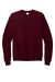 Hanes P160/P1607 Mens EcoSmart Print Pro XP Pill Resistant Fleece Crewneck Sweatshirt Maroon Flat Front