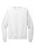 Hanes P160/P1607 Mens EcoSmart Print Pro XP Pill Resistant Fleece Crewneck Sweatshirt White Flat Front