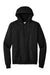 Hanes P170 Mens EcoSmart Print Pro XP Pill Resistant Hooded Sweatshirt Hoodie w/ Pouch Pocket Black Flat Front