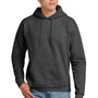 Hanes Mens EcoSmart Print Pro XP Pill Resistant Hooded Sweatshirt Hoodie w/ Pouch Pocket - Heather Charcoal Grey