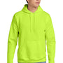 Hanes Mens EcoSmart Print Pro XP Pill Resistant Hooded Sweatshirt Hoodie w/ Pouch Pocket - Safety Green