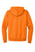 Hanes P170 Mens EcoSmart Print Pro XP Pill Resistant Hooded Sweatshirt Hoodie w/ Pouch Pocket Safety Orange Flat Back