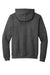 Hanes P170 Mens EcoSmart Print Pro XP Pill Resistant Hooded Sweatshirt Hoodie w/ Pouch Pocket Heather Charcoal Grey Flat Back