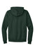 Hanes P170 Mens EcoSmart Print Pro XP Pill Resistant Hooded Sweatshirt Hoodie w/ Pouch Pocket Deep Forest Green Flat Back