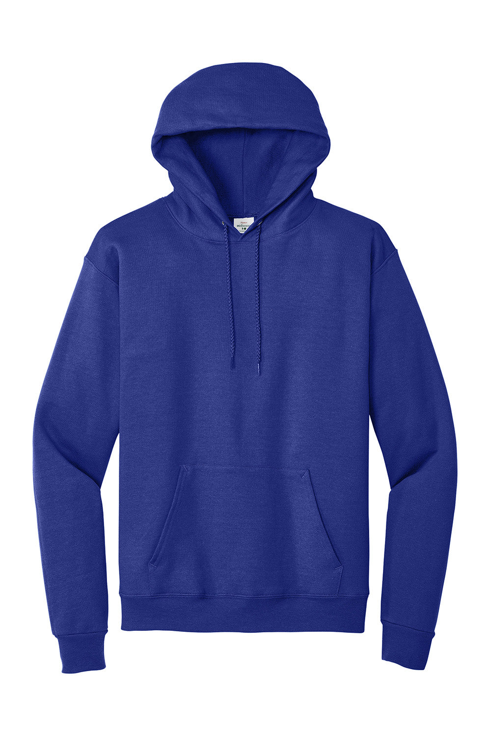 Hanes P170 Mens EcoSmart Print Pro XP Pill Resistant Hooded Sweatshirt Hoodie w/ Pouch Pocket Deep Royal Blue Flat Front