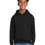 Hanes Youth EcoSmart Print Pro XP Pill Resistant Hooded Sweatshirt Hoodie w/ Pouch Pocket - Black