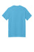 Port & Company PC01 Mens Core Blend Recycled Short Sleeve Crewneck T-Shirt Aquatic Blue Flat Back