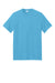 Port & Company PC01 Mens Core Blend Recycled Short Sleeve Crewneck T-Shirt Aquatic Blue Flat Front