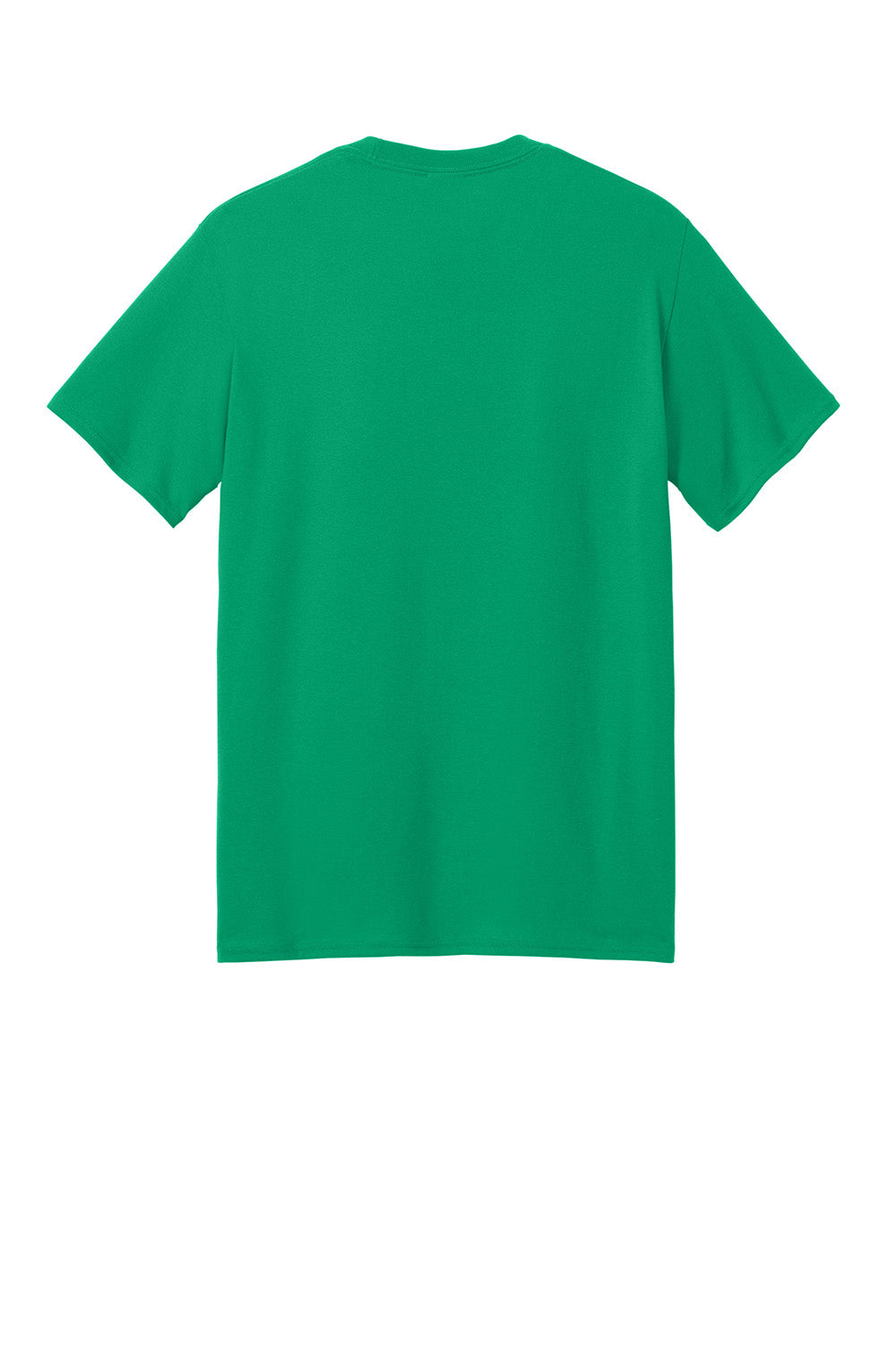 Port & Company PC01 Mens Core Blend Recycled Short Sleeve Crewneck T-Shirt Kelly Green Flat Back