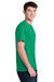 Port & Company PC01 Mens Core Blend Recycled Short Sleeve Crewneck T-Shirt Kelly Green Model Side