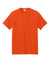 Port & Company PC01 Mens Core Blend Recycled Short Sleeve Crewneck T-Shirt Orange Flat Front