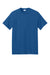 Port & Company PC01 Mens Core Blend Recycled Short Sleeve Crewneck T-Shirt True Royal Blue Flat Front