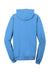 Port & Company PC098H Mens Beach Wash Fleece Hooded Sweatshirt Hoodie Blue Moon Flat Back