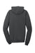 Port & Company PC098H Mens Beach Wash Fleece Hooded Sweatshirt Hoodie Coal Grey Flat Back