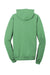 Port & Company PC098H Mens Beach Wash Fleece Hooded Sweatshirt Hoodie Safari Green Flat Back