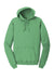 Port & Company PC098H Mens Beach Wash Fleece Hooded Sweatshirt Hoodie Safari Green Flat Front