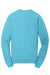 Port & Company PC098 Mens Beach Wash Fleece Crewneck Sweatshirt Tidal Wave Blue Flat Back