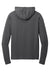 Port & Company PC099H Mens Beach Wash Garment Dyed Long Sleeve Hooded T-Shirt Hoodie Coal Grey Flat Back