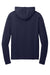 Port & Company PC099H Mens Beach Wash Garment Dyed Long Sleeve Hooded T-Shirt Hoodie True Navy Blue Flat Back