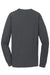 Port & Company PC099LS Mens Beach Wash Long Sleeve Crewneck T-Shirt Coal Grey Flat Back