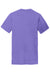 Port & Company PC099P Mens Beach Wash Short Sleeve Crewneck T-Shirt w/ Pocket Amethyst Purple Flat Back