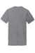 Port & Company PC099P Mens Beach Wash Short Sleeve Crewneck T-Shirt w/ Pocket Pewter Grey Flat Back