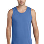 Port & Company Mens Beach Wash Tank Top - Blue Moon