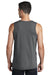 Port & Company PC099TT Mens Beach Wash Tank Top Coal Grey Model Back