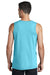 Port & Company PC099TT Mens Beach Wash Tank Top Tidal Wave Blue Model Back