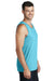 Port & Company PC099TT Mens Beach Wash Tank Top Tidal Wave Blue Model Side