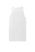 Port & Company PC099TT Mens Beach Wash Tank Top White Flat Back