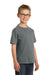 Port & Company PC099Y Youth Beach Wash Short Sleeve Crewneck T-Shirt Coal Grey Model 3q