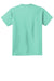 Port & Company PC099Y Youth Beach Wash Short Sleeve Crewneck T-Shirt Cool Mint Green Flat Back