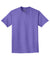 Port & Company PC099 Mens Beach Wash Short Sleeve Crewneck T-Shirt Amethyst Purple Flat Front