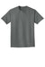 Port & Company PC099 Mens Beach Wash Short Sleeve Crewneck T-Shirt Coal Grey Flat Front