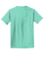 Port & Company PC099 Mens Beach Wash Short Sleeve Crewneck T-Shirt Cool Mint Green Flat Back