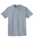 Port & Company PC099 Mens Beach Wash Short Sleeve Crewneck T-Shirt Dove Grey Flat Front